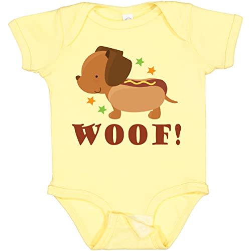 inktastic Dachshund Hot Dog Funny Baby Bodysuit