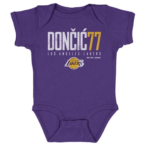 Infant Los Angeles Lakers Luka Dončić 500 Level Purple Elite Bodysuit