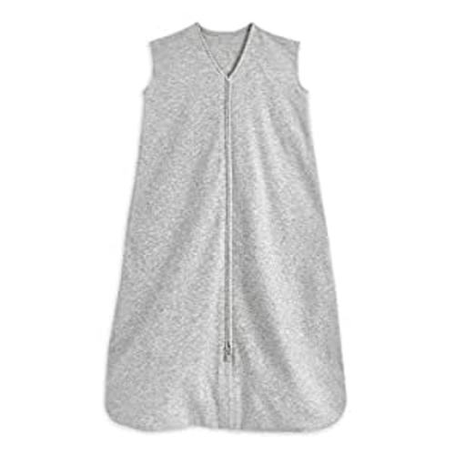 HALO SleepSack, 100% Cotton Wearable Blanket, Swaddle Transition Sleeping Bag, TOG 0.5, Heather Grey, Small - Small (Pack of 1)