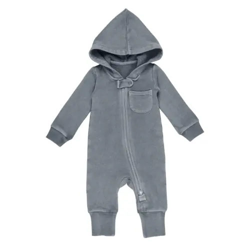 Moonstone | Organic Cozy Zipper Romper 6-9m