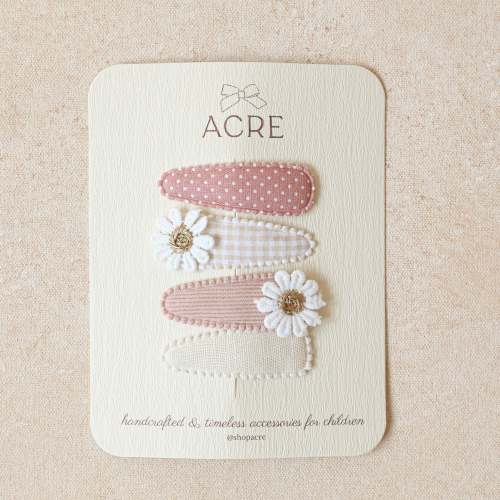 Snap Clip Set • Flora