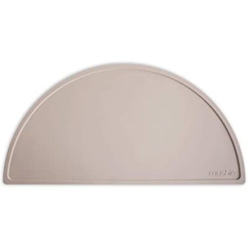 mushie Silicone Placemat for Kids | BPA-Free Non-Slip Design (Shifting Sand)