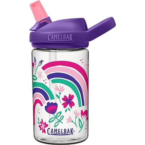 CamelBak eddy+ 14oz Kids Water Bottle with Tritan Renew – Straw Top, Leak-Proof When Closed