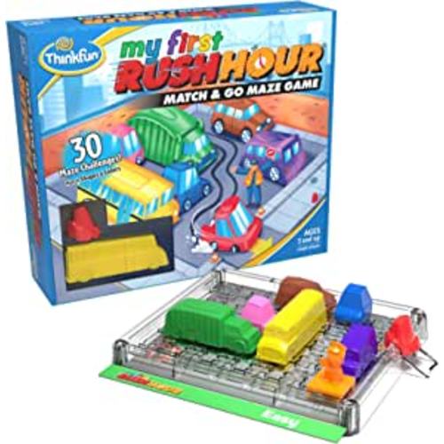 Amazon.com: My First Rush Hour STEM Toy and Brain Game for Boys and Girls Age 3 and Up - A Match and Go Maze Game : Everything Else