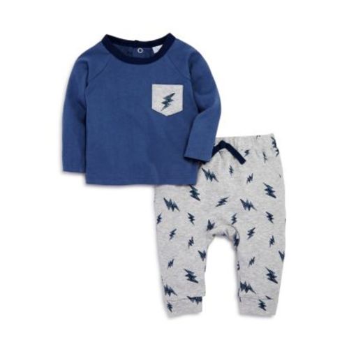 Bloomie's Boys' Lightning Print Shirt & Jogger Pants Set Baby - 100% Exclusive