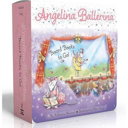 Angelina Ballerina Board Books to Go! (Boxed Set): Center Stage; Big Dreams!; Angelina Ballerina by the Sea Board book – May 6, 2025