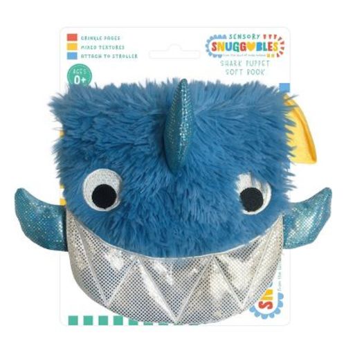 Make Believe Ideas Shark Hand Puppet Soft Cloth Book