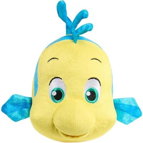 Just Play Disney Junior Ariel Flounder Small 7-inch Plush, Kids Toys for Ages 2 Up