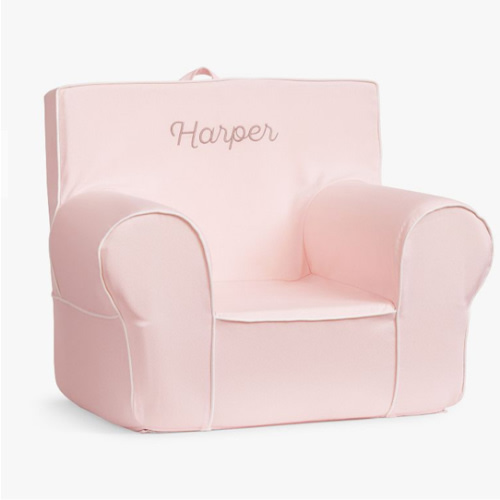Kids Anywhere Chair®, Pearl with White Piping