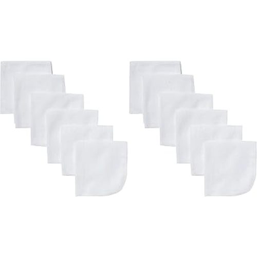 Gerber Washcloth, White, 6-Count (Pack of 2)