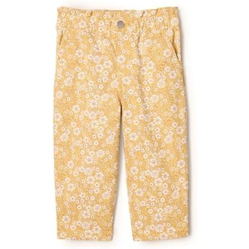 Amazon Essentials x Sofia Grainge Toddlers and Baby Girls' Straight Leg Jean with Ruffle