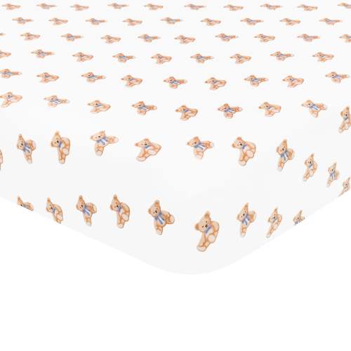 Mini Crib Sheet in Teddy Bear