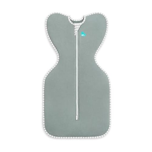 Love to Dream Swaddle UP, Baby Sleep Sack, Self-Soothing Swaddles for Newborns, Improves Sleep, Snug Fit Helps Calm Startle Reflex, New Born Essentials for Baby, 1.0 TOG, 5-8.5 lbs, Deep Olive