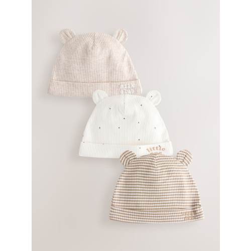 Neutral Milk Club Baby Beanies 3 Pack (0-12mths)