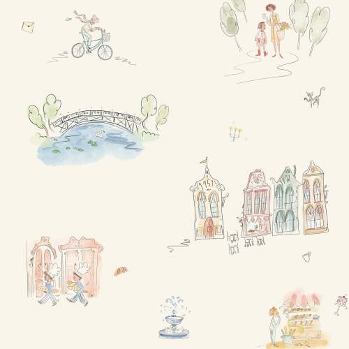 Metropole Wallpaper | Kids Room & Nursery Wallpaper – In Good Fun