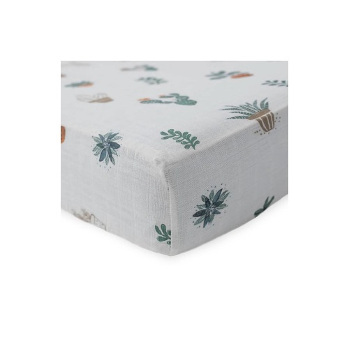 Cotton Muslin Crib Sheet