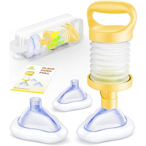 Life-Saving Choking Rescue Device, FSA/HSA Eligible Anti Choking Kit, Portable Airway Suction for Adults, Kids, Seniors, Infants, Home Car Travel Emergency