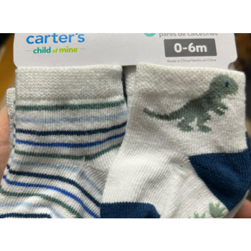 Baby Boy 6-Pack Dinosaur Socks - Carter's | Carter's