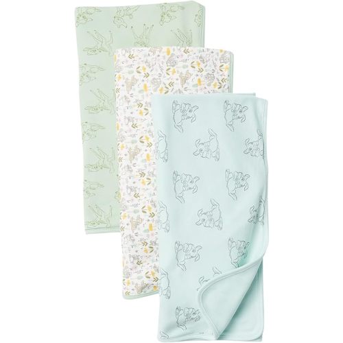 Amazon Essentials Disney | Marvel | Star Wars Unisex Kids' Swaddle Blankets, Pack of 3