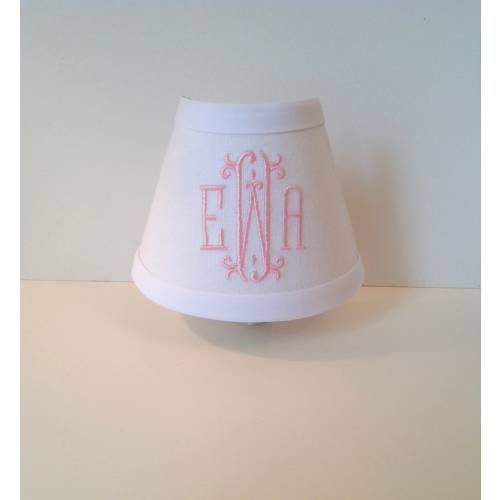 MADE TO ORDER Vienna Monogrammed Night Light (other colors available for monogram)