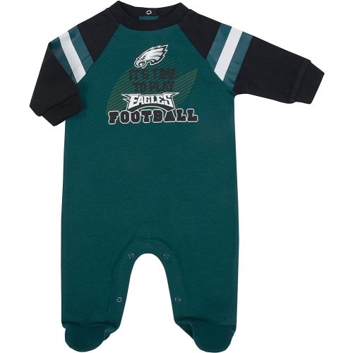 Gerber NFL Unisex Baby Nfl Team Footed Sleep and Play 0-3M