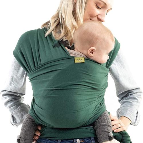 Boba Baby Wrap Carrier Newborn to Toddler - Stretchy Baby Wraps Carrier - Baby Sling - Hands-Free Baby Carrier Wrap - Baby Carrier Sling - Baby Carrier Newborn to Toddler 7-35 lbs (Grey)