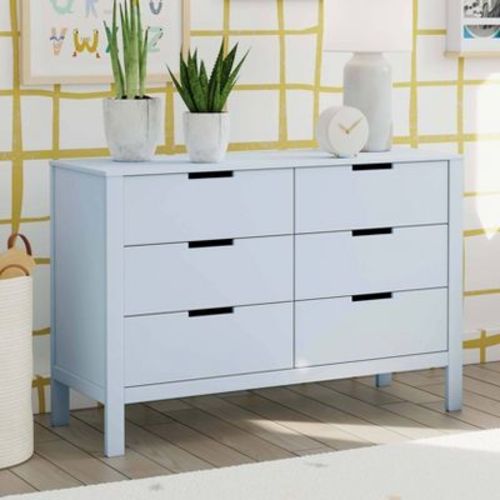 Carter's by daVinci Colby 6-Drawer Dresser - Powder Blue