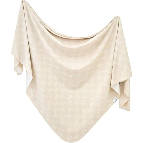 Copper Pearl Baby Swaddle Blanket - Premium Knit Baby Blanket, Large Soft Stretchy Receiving Blankets for Baby Boy and Girl, Swaddles for Newborn, Infant, and Toddler (Sol)