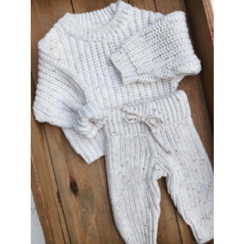 Chunky Knit Sweater + Pants Set – Olive and Cradle