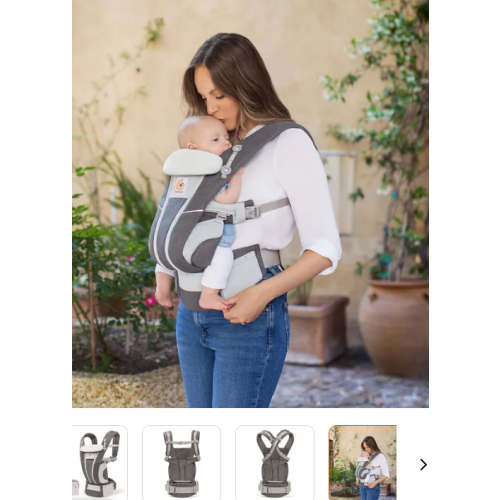 Pre-Loved Omni Breeze Baby Carrier – Mosaic Grey