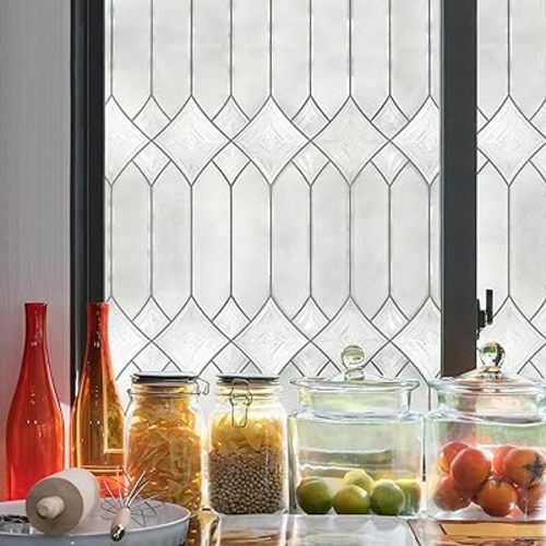Privacy Stained Glass Window Film