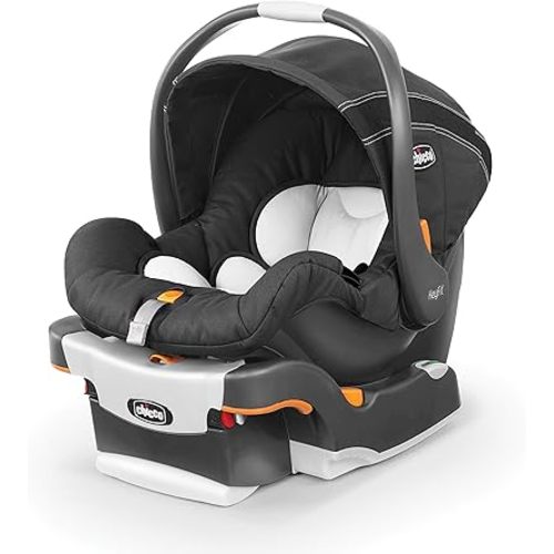 Chicco KeyFit Infant Car Seat and Base | Rear-Facing Seat for Infants 4- 22 lbs. | Includes Infant Head and Body Support | Compatible with Chicco Strollers | Baby Travel Gear