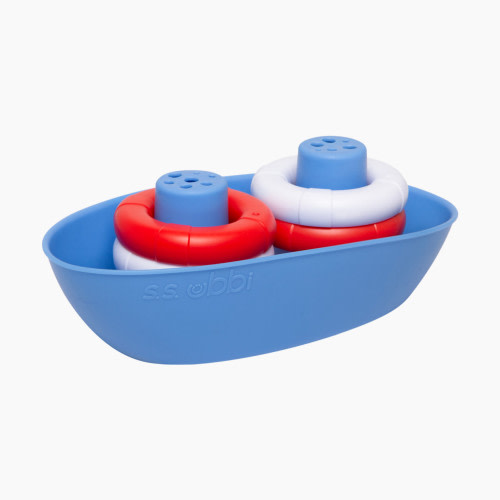 Ubbi Boat and Buoys Bath Toy