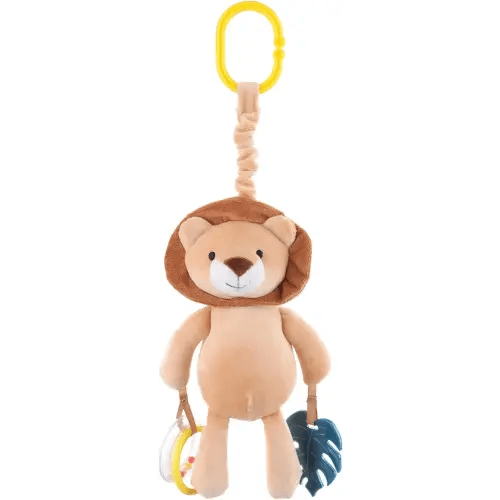 Amazon.com: Apricot Lamb Baby Stroller or Car Seat Activity and Teething Toy, Features Plush Lion Character, Gentle Rattle Sound & Soft Teether, 8.5 Inches : Baby