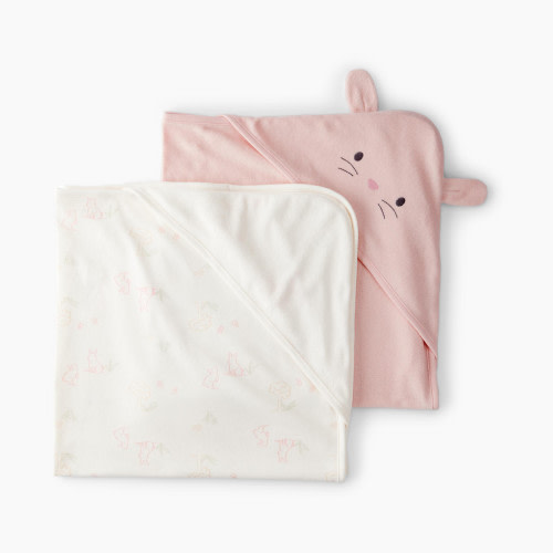 Carter's Hooded Towel (2 Pack) - Pink, O/S