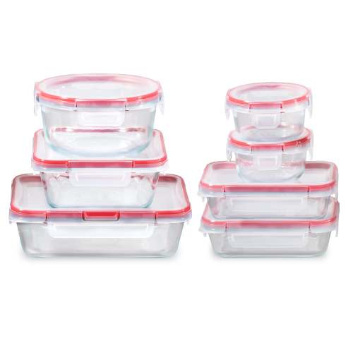 Pyrex® FreshLock™ 14-piece Glass Storage Set
