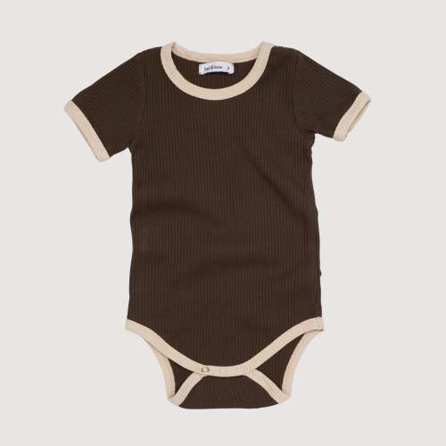 Retro Ringer Ribbed Bodysuit - Olive – bel & bow
