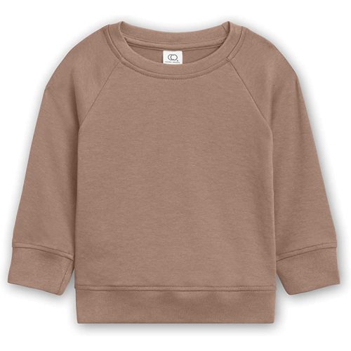 Colored Organics Baby Organic Cotton Infant Lightweight Pullover Top - 6-12 Months - Truffle