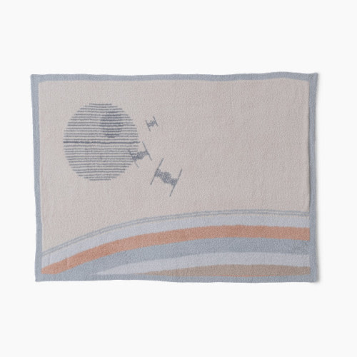 Barefoot Dreams CozyChic Star Wars Galactic Stroller Blanket - Moonwater