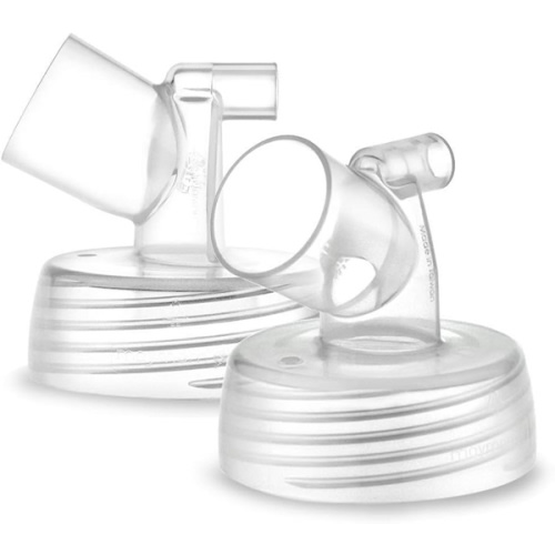 Maymom Widemouth Connector 2pc Compatible w Spectra S1 Spectra S2 Pump; Compatible with Medela PersonalFit Shield, Pumpin Pal Shield, Lansinoh Flange, Maymom MyFit Shields, MyFit Crater Shield