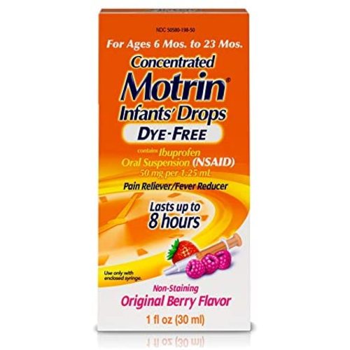 Infants' Motrin Concentrated Liquid Medicine Drops with Ibuprofen, Berry, 1 fl. oz