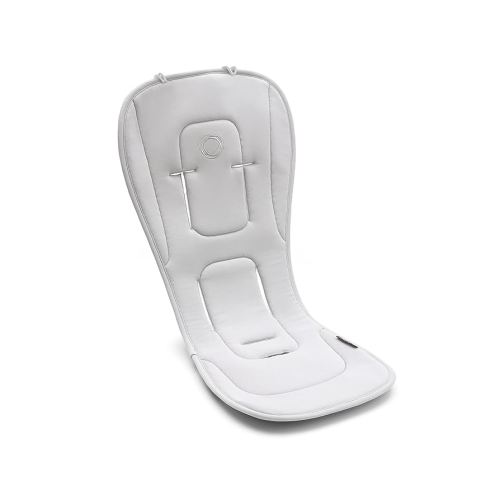 Bugaboo Dual Comfort Seat Liner Fully Reversible to Regulate Body Temperature, Compatible with All Bugaboo Strollers-Misty Grey