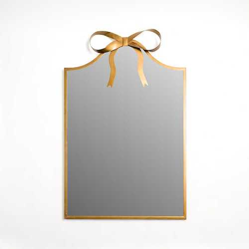 Sofia Gold Bow Arched Wall Mirror | Kirklands Home