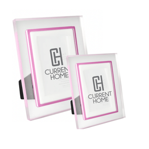 Clear Lip Frame Fuchsia