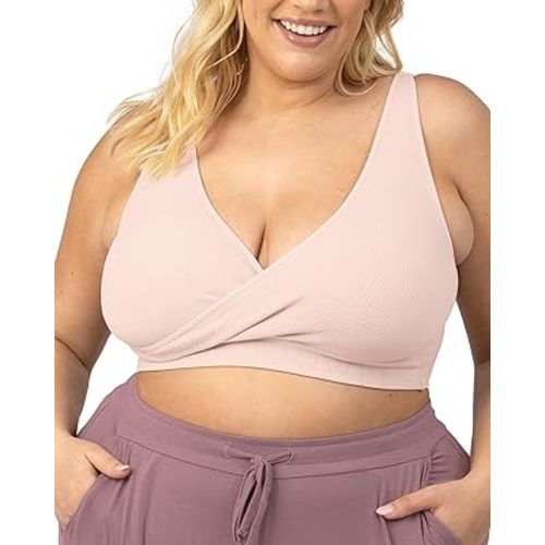 Kindred Bravely Sublime Adjustable Crossover Nursing Bra for Breastfeeding | Wireless Maternity