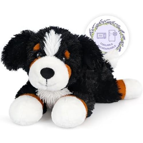 SuzziPals Heatable & Coolable Bernese Mountain Dog Stuffed Animal for Kids