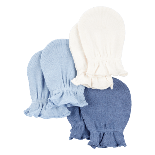 Baby 3-Pack Mitts - Blue - Carter's | Carter's