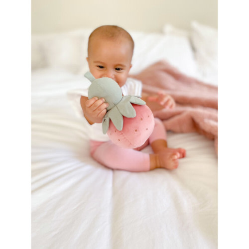 Strawberry Chime Toy, Pink - MON AMI | Maisonette