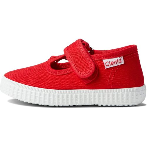 Cienta Velcro T-Strap Sneakers Red Size 5