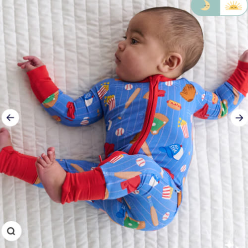 Blue All Stars Zippy - Little Sleepies